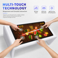 Table intelligente multi-touch étanche de 32 pouces, table tactile, table basse intelligente avec écran tactile pour cafés