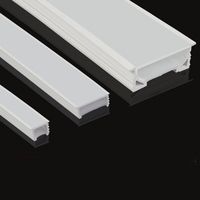 Diffuseur de profil flexible en silicone pour bandes lumineuses LED, couverture latérale pour éclairage, profil LED