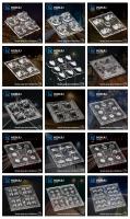 Lentille LED en PMMA à texture de grille diffuse 10/13mm, pour trépied extérieur, haute transmission lumineuse, personnalisée pour panneau de rétroéclairage TV et boîte lumineuse