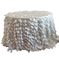Nappe en taffetas blanc de haute qualité, romantique, pour table de gâteau de mariage, nappe de décoration pour table des amoureux