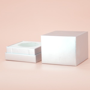 Caja <span class=keywords><strong>de</strong></span> Regalo Rígida Blanca Personalizada <span class=keywords><strong>de</strong></span> Primera Calidad con Tapa, Caja <span class=keywords><strong>de</strong></span> Papel Especializada con Inserto Personalizable para Empaque <span class=keywords><strong>de</strong></span> Joyería - Product Image 5