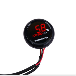 XMAX300 KO SO <span class=keywords><strong>moto</strong></span> universel nouveau thermomètre à affichage numérique de compteur de température d'eau ronde - Product Image 1