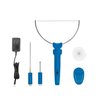 Kit de découpe de mousse électrique 3-en-1 à fil chaud, outil de découpe de polystyrène à fil chaud avec 3 accessoires, 9W 100-240V pour le façonnage et la gravure
