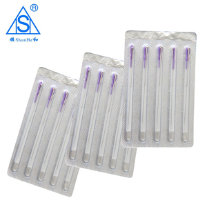 Aiguilles d'<span class=keywords><strong>acupuncture</strong></span> stériles jetables, manche en acier inoxydable, 0,25x40mm, 100 pièces/boîte, CE ISO, pour Dry Needling avec tube guide - Product Image 6