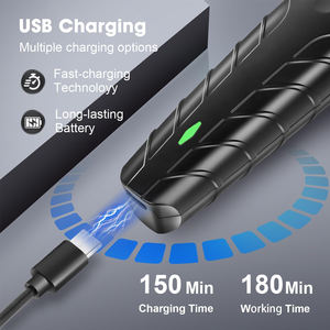 مجموعة ماكينة حلاقة الشعر بشفرة على شكل حرف T ورأس قص دقيق بمحرك عالي الأداء مناسبة للاستخدام العائلي - Product Image 4