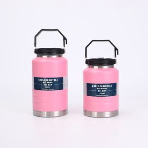 Premium 2000ml Insulated Stainless Steel Sports Water Bottle Wide Mouth <b>with</b> Flip <b>Straw</b> Lid Handle Perfect for Gym Travel Outdoo - Product Image 4