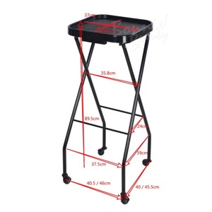 Bandeja Plegable Negra para Salón de Belleza - Product Image 5