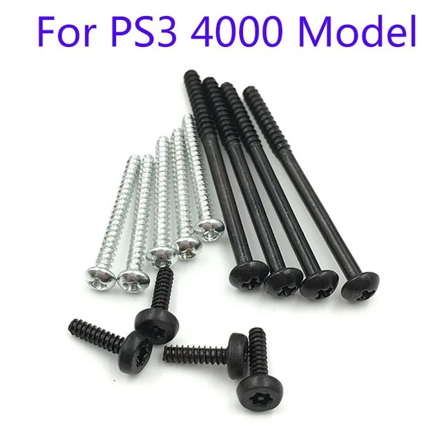1 Set Full Housing Shell Screws Set for PS3 Super Slim 4000 Console Screws