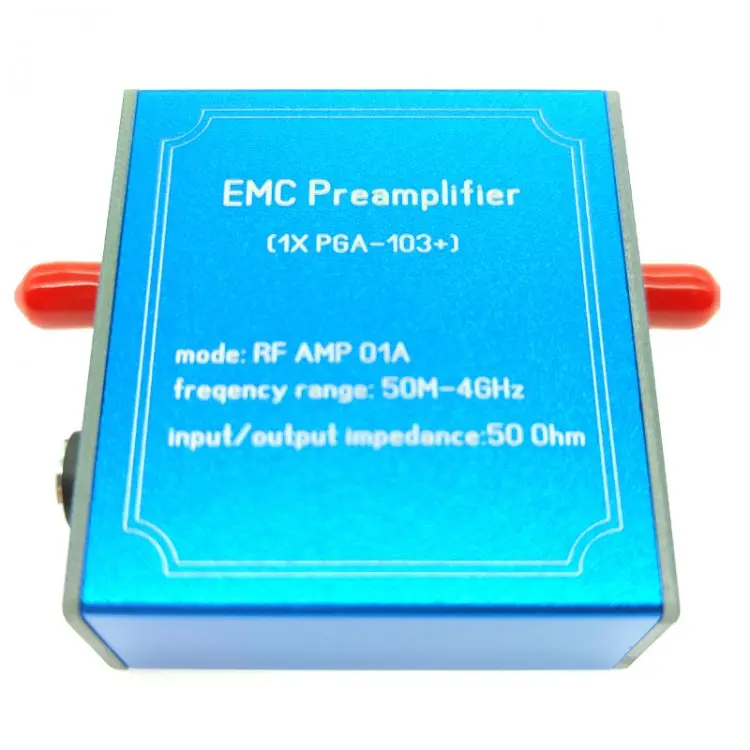 רעש נמוך מגבר LNA EMC מגבר קדם (1X PGA-103 +) EMC EMI מגנטי שדה בדיקה אות מגבר