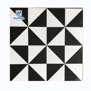 Moderno bel pavimento di fiori figure geometriche disegni <span class=keywords><strong>piastrelle</strong></span> di porcellana rustica superficie opaca antiscivolo bagno cucina 30x30 - Product Image 6