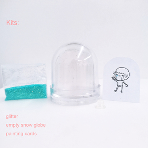 DIY Custom Souvenir Snow Globe Acrylic Photo <b>Empty</b> Plastic Craft <b>for</b> Do-It-Yourself Projects - Product Image 2