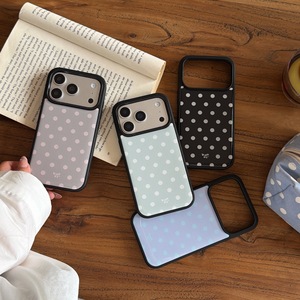 Custodia per telefono da ragazza IMD a pois per <span class=keywords><strong>iPhone</strong></span> 17 Pro Max 16 15 14 Pro, simpatica custodia IMD a pois - Product Image 1