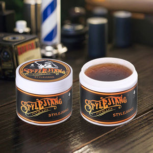 Özel etiket güçlü tutun saç vaksı Retro Slicked-back saç pomatı jel organik Vegan saç vaksı jel pomad erkekler ve kadınlar için - Product Image 1