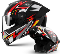 Casque Moto Ouvert Hommes et Femmes Toutes Saisons, Casque de Sécurité Hiver Chaud
