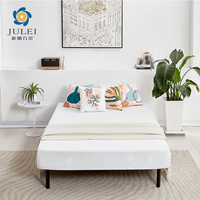 Base de matelas de cadre de lit en métal à lamelles flexibles de 14 pouces de haut pour la maison hôtel appartement entrepôt meubles de chambre à coucher