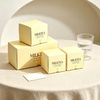 Caja de Embalaje Plegable de Lujo para Pastelería, Cartón Resistente para Pasteles Pequeños, Dulces Caseros, Embalaje para Regalos Navideños