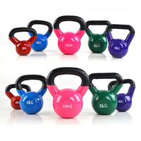 Kettlebell de fitness en fonte trempée pour la gym, équipement d'entraînement au design ergonomique