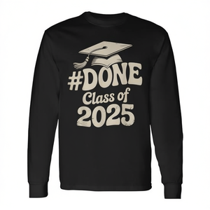 T-shirt à manches longues pour la remise des diplômes de la classe de 2025 pour lui et elle - Product Image 2