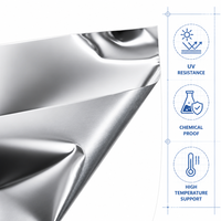 Ruban adhésif en aluminium professionnel, ruban adhésif en feuille métallique de haute pureté pour blindage électronique et application de réflexion thermique