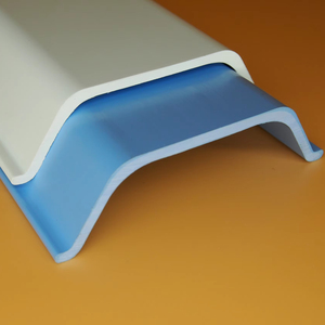 Poteau de marquage de bordure en PVC, écologique, durable, design moderne, délimiteur de circulation extérieur, flexible, couleur personnalisable, pour bâtiment - Product Image 1