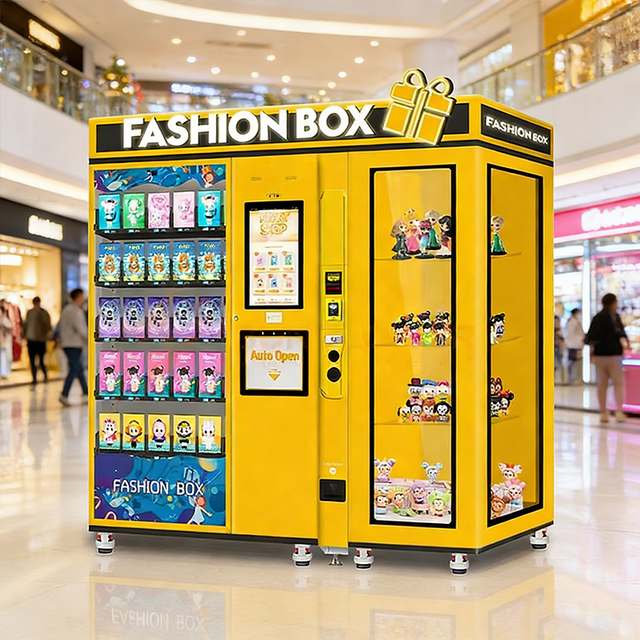 Hot Super Large Touch Screen Mystery Blind Box Vending Machine Cart Beautiful Window Automatic Sale Tide Play New Blind Box SDK