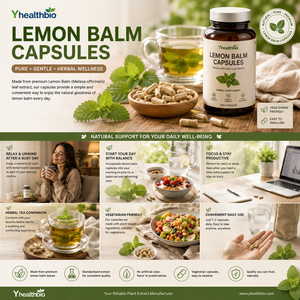 Échantillon <span class=keywords><strong>de</strong></span> capsules d'extrait <span class=keywords><strong>de</strong></span> mélisse : Complément botanique pris en charge pour l'évaluation <span class=keywords><strong>de</strong></span> projets <span class=keywords><strong>de</strong></span> nouveaux produits - Product Image 4
