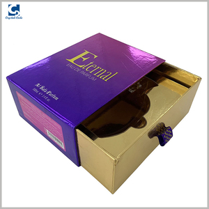 Với Duy Nhất Xì Gà Nửa Lash Trang Phục Lông Mi Rỗng Nước Hoa Quà Tặng Chăm Sóc Tóc Bánh Slice Hộp Giấy Ánh Sáng Bao Bì Hộp Tùy Chỉnh - Product Image 2