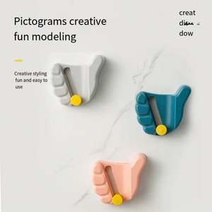 <span class=keywords><strong>Enan</strong></span> pince crochet salle de bain mur cintre multi-fonctionnel vadrouille pince nouveauté crochets collants - Product Image 4