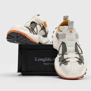 <span class=keywords><strong>Baskets</strong></span> modernes à semelle épaisse pour hommes et femmes, sangle réglable, technologie d'absorption des chocs, col de cheville de soutien pour la salle de sport, tenue quotidienne - Product Image 4