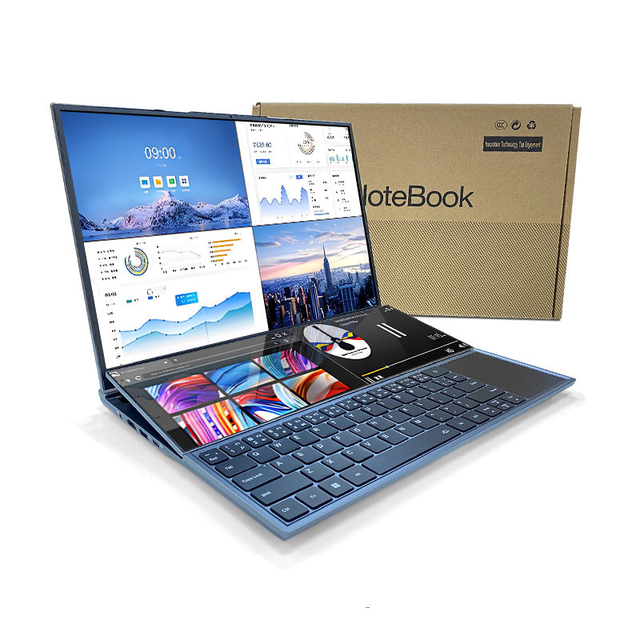 Original and Brand New Zen Book Duo Dual Touch Screen Laptops Intel Core I9-10885H I7-9750H 64GB RAM 4TB SSD Gaming Laptops