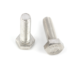 Chất lượng cao thép không gỉ M6 <span class=keywords><strong>M8</strong></span> M10 M12 Hex đầu bu lông Hex bu lông và đai ốc DIN 933 - Product Image 6