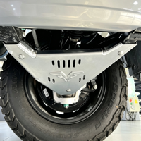 Plaque de protection robuste FK 8 mm argentée pour BYD Bao 5 JK-BAO5LR-DH, kit de fixation OEM en Al-Mg résistant au froid, garantie à vie, Steppe 4x4
