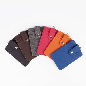 Porte-badge personnalisé avec logo, en polyester, écologique, durable, cordon pour badge, porte-carte d'identité, carte de travail pour employé - Product Image 1