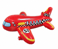 Jouets aquatiques pour enfants, radeau flottant en PVC épais et sûr en forme d'avion avec poignée en plastique, pour les jeux aquatiques des enfants