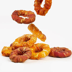 מותאם אישית של היצרן-חלבון גבוה במיוחד טבעות עוף cowhide מזון כלב 1 חבילה פופולרי שחיקה שיניים חטיפי חיות מחמד חטיפים - Product Image 5