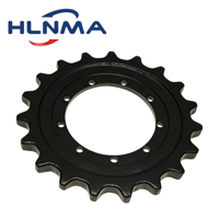 Chenilles de bulldozer HLNMA en bois, mini chenilles OEM durables à bas prix, support de châssis d'excavatrice, pignon personnalisé standard