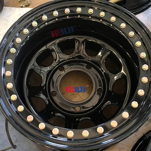 Rines de Acero Todoterreno KELUN <span class=keywords><strong>4x4</strong></span> Negros con Beadlock, Rines Resistentes con Beadlock <span class=keywords><strong>para</strong></span> SUV y Camioneta - Product Image 6