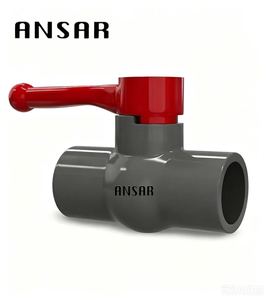 Válvula de bola de PVC de 3/4 pulgadas de Bangladesh, con extremo roscado y extremo de inserción tipo manguito, válvula de plástico disponible en tamaños de 1/2 a 4 pulgadas, con certificado ROHS. - Product Image 4