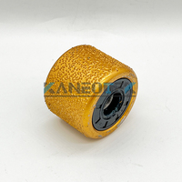KANEOTEK-martillo de arbusto de diamante soldado al vacío, para arenado de mármol