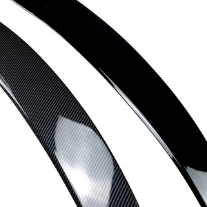 Mercedes-Benz Rear Spoiler Piano <b>Black</b> Carbon Fiber Texture ABS Trunk <b>Wing</b> 2013-2019 CLA-Class C117 CLA180 200 CLA45 AMG - Product Image 5