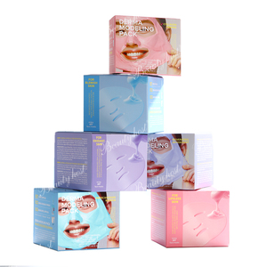 Masque facial en poudre douce pour spa à domicile, pack modelant <span class=keywords><strong>Derma</strong></span> 25g, sérum 2ml, masque facial peel-off - Product Image 2