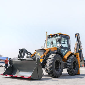 Mini rétro-excavatrice pas chère, tracteur agricole, chargeuse-pelleteuse 4x4, moteur diesel Euro5/<span class=keywords><strong>EPA</strong></span>, capacité de la benne de 2,5 m - Product Image 6