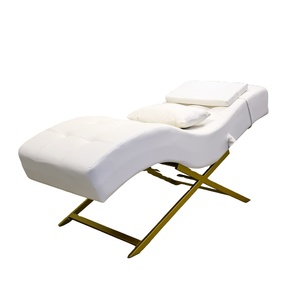 Traditional Foldable PVC Multi-functional Beauty <b>Bed</b> with Portable Design for Salon Spa Bedroom Living Room <b>Outdoor</b> Use - Product Image 1