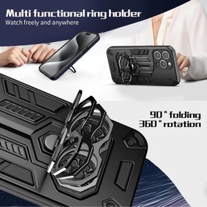 Custodia di Lusso Elegante Girevole con Doppio Anello di Supporto, Antiscivolo Antiurto in TPU PC con <span class=keywords><strong>Protezione</strong></span> Fotocamera per HONOR X80 PROMAX - Product Image 6