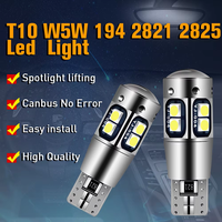 2 Stück Hochwertige T10 W5W Superhelle 3030 LED Auto-Innenraumbeleuchtung Leselampe Markierungsleuchte 168 194 LED Auto-Keilbirnen