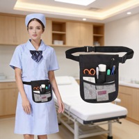 Sac banane utilitaire de travail, sac banane multi-compartiments, sac banane réglable pour le rangement des affaires des employés en voyage B