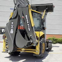 Backhoe Loader 4WD untuk Pengembangan Lokasi dan Pemindahan Tanah