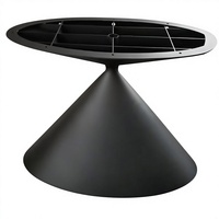 Accessoires de pieds de table ovales et coniques en acier inoxydable 304 haut de gamme, personnalisés, en forme de soucoupe volante, fabriqués par repoussage de tôle