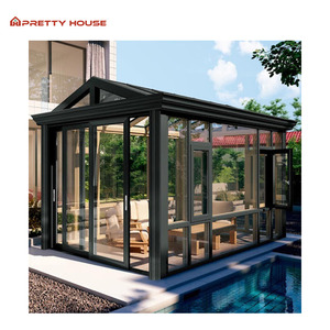 Terraza acristalada Prettyhouse, invernadero de aluminio con doble acristalamiento para el hogar - Product Image 4