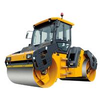 Compacteur de sol à double tambour haute efficacité de 13 tonnes, rouleau compresseur routier CLG6213E avec moteur diesel et garantie d'un an